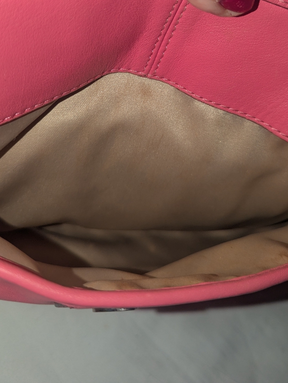 Coach Pink Leather Satchel with Double Top Handles. F 19728 - Picture 12 of 16